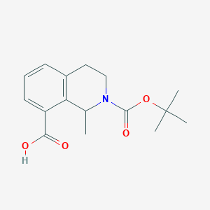 2-(Tert-butoxycarbonyl)-1-methyl-1,2,3,4-tetrahydroisoquinoline-8-carboxylic acid