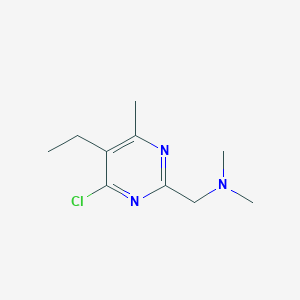 1-(4-chloro-5-ethyl-6-methylpyrimidin-2-yl)-N,N-dimethylmethanamine