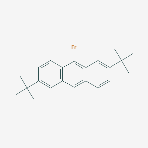 molecular formula C22H25Br B8658353 Anthracene, 9-bromo-2,6-bis(1,1-dimethylethyl)- CAS No. 62337-63-7