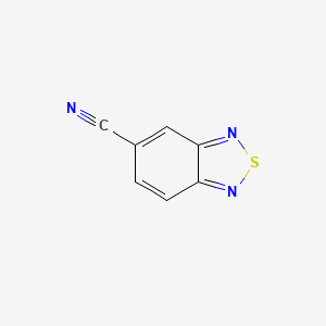 molecular formula C7H3N3S B8658370 5-Cyano-2,1,3-benzothiadiazole 