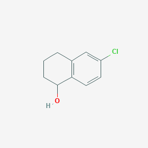 molecular formula C10H11ClO B8658410 1-Naphthalenol, 6-chloro-1,2,3,4-tetrahydro- CAS No. 75693-16-2
