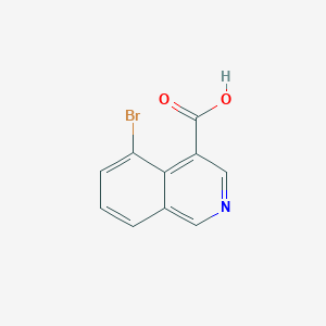 molecular formula C10H6BrNO2 B8658446 5-Bromoisoquinoline-4-carboxylic acid 