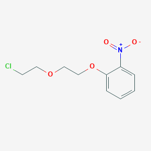 molecular formula C10H12ClNO4 B8658620 1-[2-(2-Chloroethoxy)ethoxy]-2-nitrobenzene CAS No. 67877-69-4