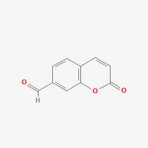 molecular formula C10H6O3 B8658629 2-Oxo-2H-chromene-7-carbaldehyde 