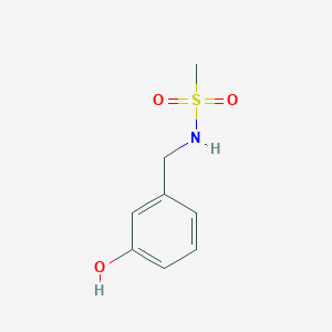 molecular formula C8H11NO3S B8658691 N-(3-hydroxy-benzyl)-methanesulfonamide 