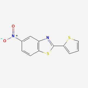 5-Nitro-2-(thiophen-2-yl)-1,3-benzothiazole