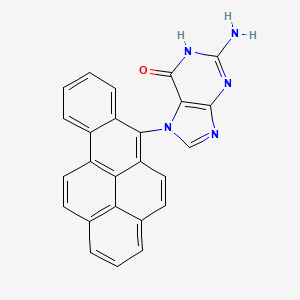 2-Amino-7-benzo(a)pyren-6-yl-3H-purin-6-one