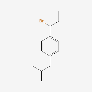 Benzene, 1-(1-bromopropyl)-4-(2-methylpropyl)-