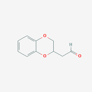 (2,3-Dihydro-1,4-benzodioxin-2-yl)acetaldehyde