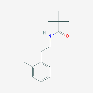 molecular formula C14H21NO B8658837 N-(2-Methylphenethyl)pivalamide 