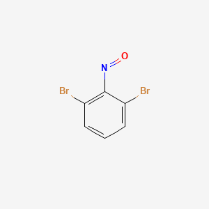 molecular formula C6H3Br2NO B8658932 1,3-Dibromo-2-nitrosobenzene CAS No. 45739-16-0