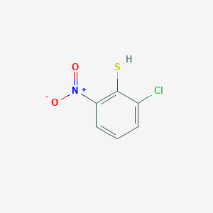 molecular formula C6H4ClNO2S B8659080 2-Chloro-6-nitro-benzenethiol CAS No. 14371-77-8