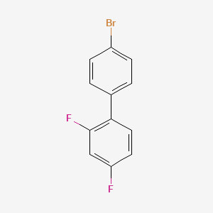 molecular formula C12H7BrF2 B8659085 4'-Bromo-2,4-difluoro-1,1'-biphenyl CAS No. 62575-12-6