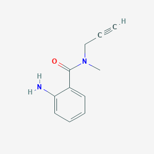 molecular formula C11H12N2O B8659110 N-Methyl-N-propargyl-2-aminobenzamide 