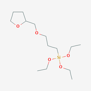 molecular formula C14H30O5Si B8659121 Triethoxy(3-((tetrahydrofuran-2-yl)methoxy)propyl)silane 