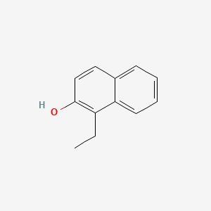 molecular formula C12H12O B8659200 2-Naphthol, 1-ethyl- CAS No. 17324-08-2