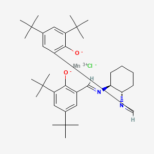 molecular formula C36H52ClMnN2O2 B8659224 (S,S)-(+)-N,N'-Bis(3,5-di-tert-butylsalicylidene)-1,2-diaminocyclohexylmanganese(III) chloride 