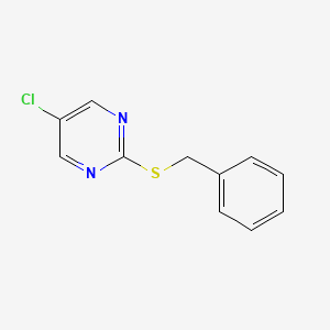 molecular formula C11H9ClN2S B8659242 2-(Benzylthio)-5-chloropyrimidine 