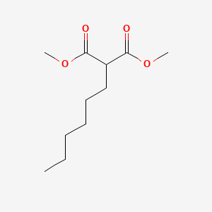 molecular formula C11H20O4 B8659245 Dimethyl n-hexylmalonate 