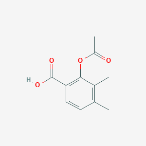 molecular formula C11H12O4 B8659249 2-Acetoxy-3,4-dimethylbenzoic acid 
