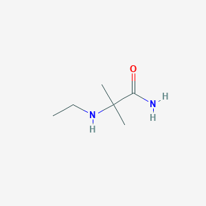 molecular formula C6H14N2O B8659276 2-Ethylamino-2-methylpropionamide 
