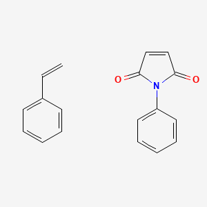 molecular formula C18H15NO2 B8659621 styrene N-phenylmaleimide CAS No. 26316-43-8