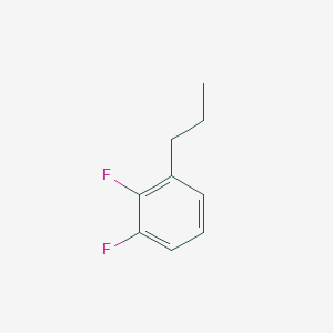 molecular formula C9H10F2 B8659645 1,2-Difluoro-3-propylbenzene CAS No. 126163-01-7