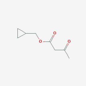 molecular formula C8H12O3 B8659904 Cyclopropylmethyl 3-oxobutanoate CAS No. 86780-84-9