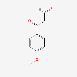 molecular formula C10H10O3 B8659935 3-(4-Methoxyphenyl)-3-oxopropanal 
