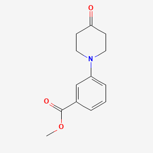 Methyl 3-(4-oxopiperidin-1-yl)benzoate