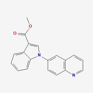 Methyl 1-(quinolin-6-yl)-1H-indole-3-carboxylate