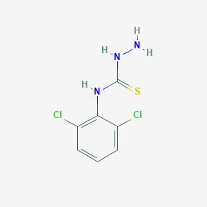 molecular formula C7H7Cl2N3S B086601 4-(2,6-二氯苯基)-3-硫代氨基脲 CAS No. 13207-55-1