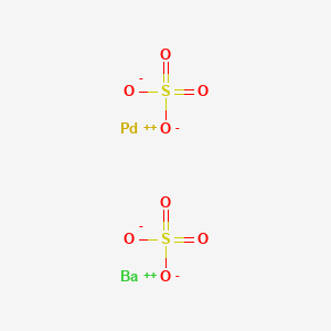 molecular formula BaO8PdS2 B8660108 Palladium barium sulphate 