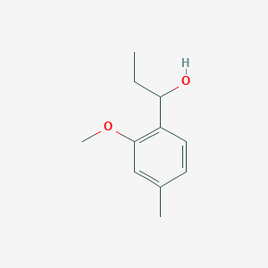 molecular formula C11H16O2 B8660113 1-(2-Methoxy-4-methyl-phenyl)-propan-1-ol 