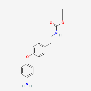 4-(4-(2-N-Boc-aminoethyl)phenoxy)aniline