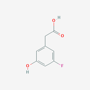 molecular formula C8H7FO3 B8660282 (3-Fluoro-5-hydroxyphenyl)acetic acid 