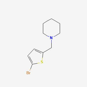 1-[(5-Bromothiophen-2-yl)methyl]piperidine
