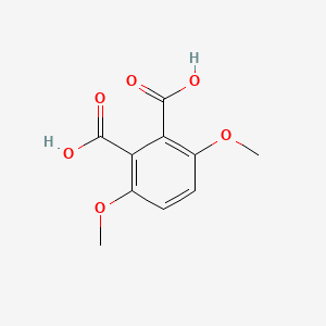 molecular formula C10H10O6 B8660407 3,6-dimethoxyphthalic Acid 