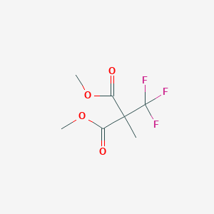 molecular formula C7H9F3O4 B8660408 Dimethyl 2-methyl-2-(trifluoromethyl)malonate CAS No. 86311-85-5