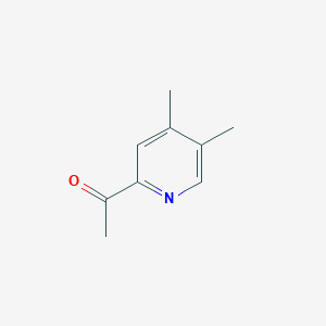 molecular formula C9H11NO B8660638 2-Acetyl-4,5-dimethylpyridine CAS No. 1211536-74-1