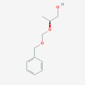 molecular formula C11H16O3 B8660649 (2S)-2-[(benzyloxy)methoxy]propan-1-ol 