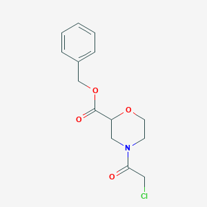 Benzyl 4-(2-chloroacetyl)morpholine-2-carboxylate