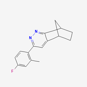 3-(4-Fluoro-2-methylphenyl)-5,6,7,8-tetrahydro-5,8-methanocinnoline