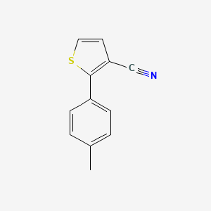 molecular formula C12H9NS B8660734 2-(4-Methylphenyl)thiophene-3-carbonitrile CAS No. 137860-88-9