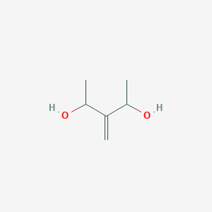molecular formula C6H12O2 B8660826 3-Methylidenepentane-2,4-diol CAS No. 145873-56-9