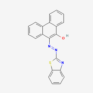10-[2-(1,3-Benzothiazol-2-yl)hydrazinylidene]phenanthren-9(10H)-one