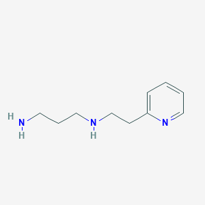 molecular formula C10H17N3 B8660932 N~1~-[2-(Pyridin-2-yl)ethyl]propane-1,3-diamine CAS No. 20948-01-0