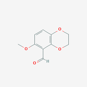 6-Methoxy-2,3-dihydrobenzo[b][1,4]dioxine-5-carbaldehyde