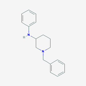 3-Piperidinamine, N-phenyl-1-(phenylmethyl)-