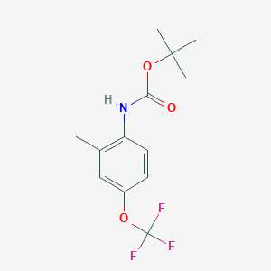 B8661024 Tert-butyl 2-methyl-4-trifluoromethoxyphenylcarbamate CAS No. 220107-38-0